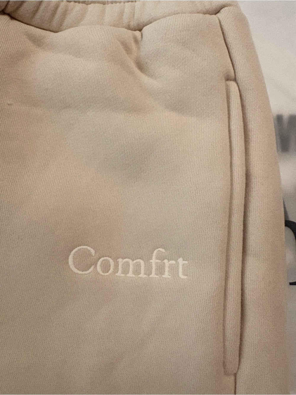 Comfrt Sweatpants Color Bone - Picture 2 of 5